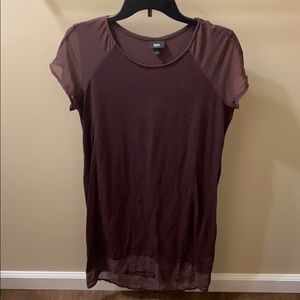 Plum or Lemon-Lime T-Shirt Dress